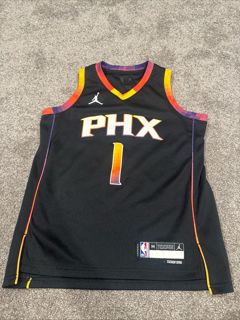 Devin Booker Suns Jordan Statement Jersey Youth M 10/12